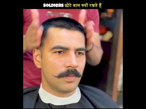 Why do soldiers have short hair🤔