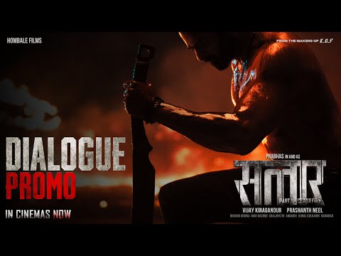 Salaar Dialogue Promo (Hindi) | Prabhas | Prithviraj | Prashanth Neel | Hombale Films