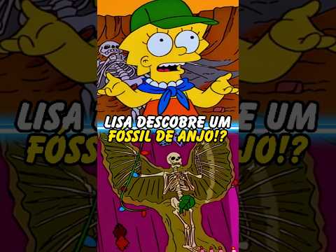 LISA DESCOBRE UM FÓSSIL DE ANJO!? #simpsons #thesimpsons #shorts #bart #homer