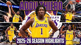 THE BOUNCE IS REAL! Adou Thiero: 2025-26 Lakers Rookie Season Highlights