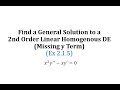Differential Equations Concepts Review