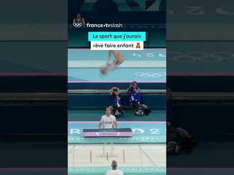 Mais j'aurais jamais eu son talent par contre ? #lealabrousse #trampoline #olympics #paris2024