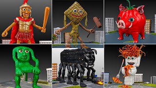 😱 All ITALIAN BRAINROT MEMES with clay- KARKERKAR KURKUR,TI TI TI SAHUR,SPAGHETTI TUALETTI,LABUBU