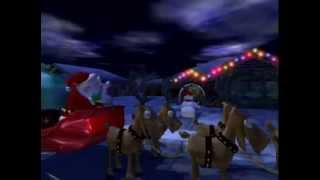 Le Pere Noel et le bonhomme de neige