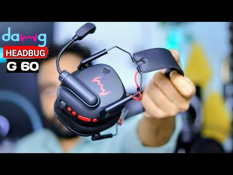 daWg Headbug G60 Wireless Gaming Headphones | Premium Headphones Under 4k