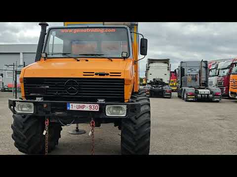 Mercedes-Benz Unimog 1300L 4x4 Handgeschakeld - GeslotenBak - PTO - Hydr. steunpoten - Webasto - SondeerWagen | Vrachtwagens | Overig