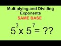 Understanding Exponent Rules and Operations