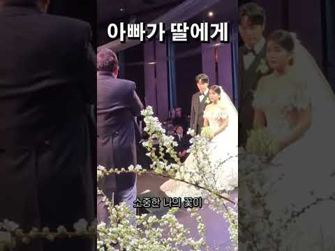 아빠가 날위해 만든곡..우리가 꼭 잘살아서 효도할께요 아빠 사랑해❤️세상에서 제일 멋진 축가#이용식#이용식딸#이수민#원혁#조선의사랑꾼#이용식딸결혼#결혼식축가#잘살아야할텐데
