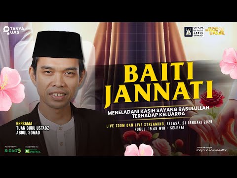 LIVE | Meneladani Kasih Sayang Rasulullah Terhadap Keluarga | Ustadz Abdul Somad