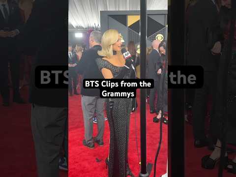 I had the BEST view from the @associatedpress platform of all the #Grammys fashion!