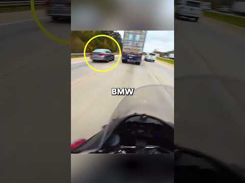 BMW Driver Runs Over Biker ๐ฑ