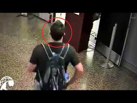 Disturbing Airport Footage Caught Before Tragedy