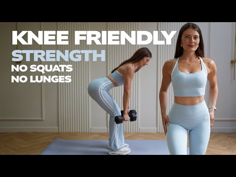 30 MIN BEGINNER & KNEE FRIENDLY NO SQUATS OR LUNGES STRENGTH WORKOUT- No Repeats Full Body Workout