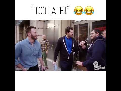 He did not know who Chris Evans was…