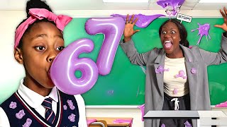 Girl GETS CAUGHT CHEWING GUM IN CLASS😱