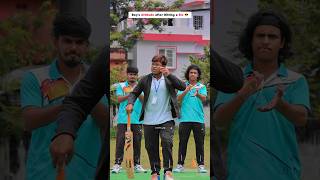 𝐇𝐨𝐰 𝐌𝐲 𝐅𝐫𝐢𝐞𝐧𝐝 𝐅𝐞𝐞𝐥𝐬 𝐚𝐟𝐭𝐞𝐫 𝐇𝐢𝐭𝐭𝐢𝐧𝐠 𝐚 𝐒𝐢𝐱 😜 #cricketshorts #trending #funnyvideos #theboys #attitude