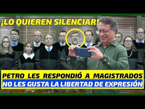 Petro les respondió con toda a los Magistrados del Consejo de Estado😮