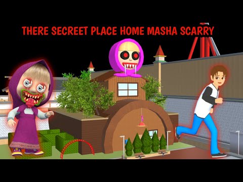 There's secreet place haunted MASHA HOME GHOST SCARRY 😱 || SAKURA SCHOOL SIMULATOR