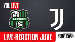 🔴 LIVE REACTION  Sassuolo - Juventus  | ⚪️⚫️  Serie A 4^ Giornata |||