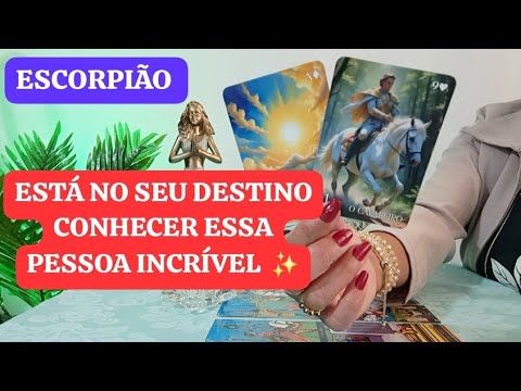 * ESCORPIÃO *✨️🍃 ACONTECE RÁPIDO E SERÁ MUITO INTENSO. 