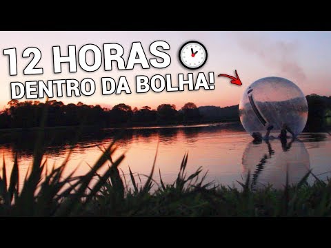 12 HORAS DENTRO DE UMA BOLHA EM UM LAGO