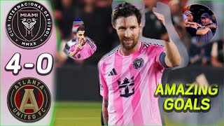 Messi & Suarez Show CLASS! Inter Miami Smash Atlanta United 4-0 | Full Highlights"#messi #messigol