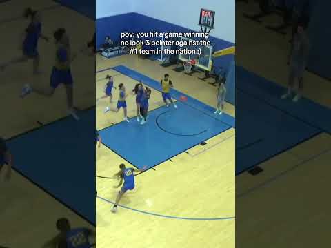 Beautiful Play Call #hooper #hoop #basketball #ucla #gamewinner #shorts #viral