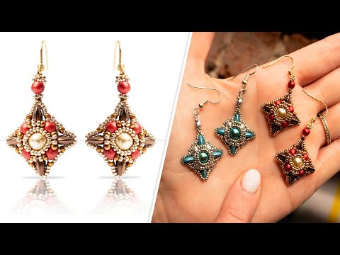 Beautiful Morning Earrings - DIY Jewelry Making Tutorial by PotomacBeads