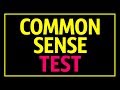 Riddles and Common Sense Questions