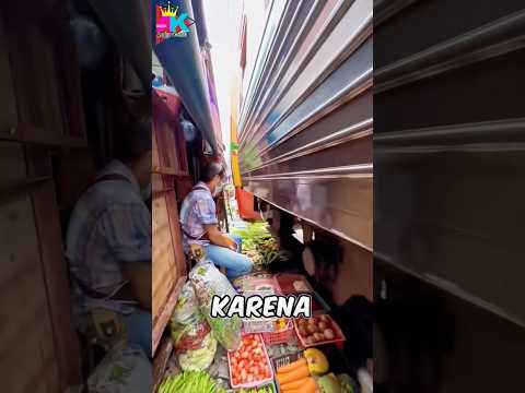 Pedagang Buah Merasa Muak Karena Dagangannya Sering Dicolong Penumpang Kereta!!