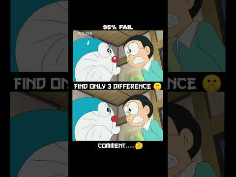 Find 3 difference 🧠🤯.. || #find #defrence #doreamongame # doraemon #trending #like #anime #trailer