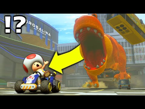 公式が作った『恐竜が追いかけてくるPスイッチ』がヤバすぎる。【マリオカートワールド】