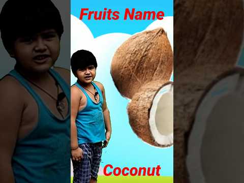 Learn Fruits Name in English | Funny Fruits Name | Fruits Video | #shortsvideo #shorts #fruits |