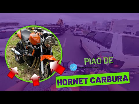 PIÃO DE HORNET600F PELA CIDADE