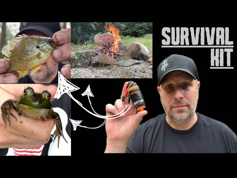 I TESTED IT! Bic Lighter Survival Kit: Fish, Fire, Frog, Water