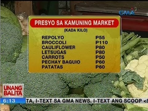 Pagbabago Sa Presyo Ng Mga Gulay Depende Sa Dami At Kaunti Ng Supply