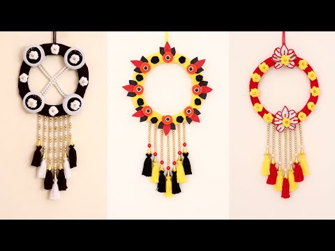 DIY Wall Hanging // Flower Wall Hanging/ Home Decor Ideas