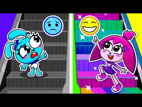 Magic Escalator Song 💖 | Kids Songs And Nursery Rhymes