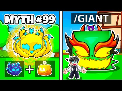 I Tested ILLEGAL Myths In Blox Fruits Roblox!