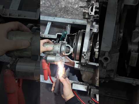 I took apart my dad’s car’s starter motor.😎