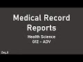 Medical Report Components and Importance