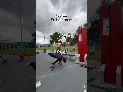 Diferencias gym y calistenia enfoque en hombros π