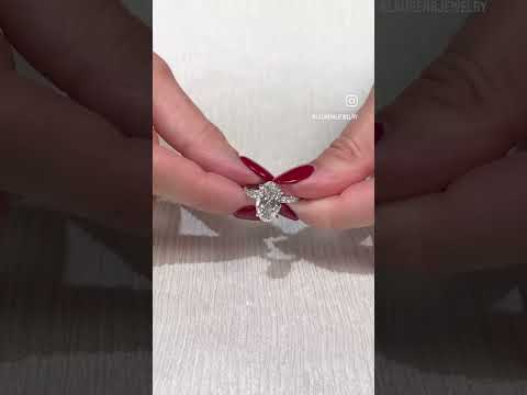 Pop to Life: Adding Pave to Oval Engagement Ring