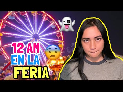 PASANDO LA NOCHE en una FERIA🎡😨*da miedo* |Jaque Argaes