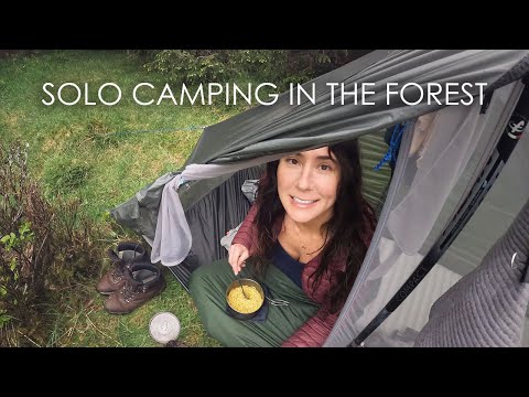 Solo Forest Camping and a Cold Dip in the Stream
