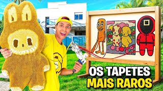 FIZ OS TAPETES MAIS RAROS DO MUNDO *Presenteei os rosa !