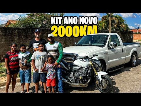 RODEI 2000KM EM 24 HORAS E ENTREGUEI O KIT PRO NOVO DONO 🎉 KIT ANO NOVO