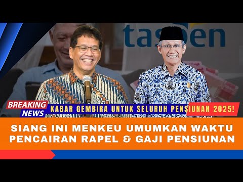 SIANG INI! Menkeu Umumkan Waktu Cair Rapel & Kenaikan Gaji Pensiunan ASN, TNI–Polri Resmi Segera!?