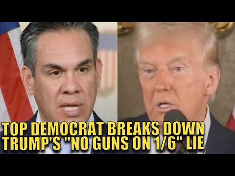 Top Democrat Responds To Trump's "No Guns On Jan. 6" Lie