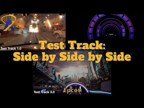 Test Track Comparison - Original and 2.0 Versus New 3.0 at Disney's Epcot